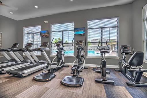 Fitness Center With Updated Equipment at Watermark at Steele Crossing, Fayetteville, 72703