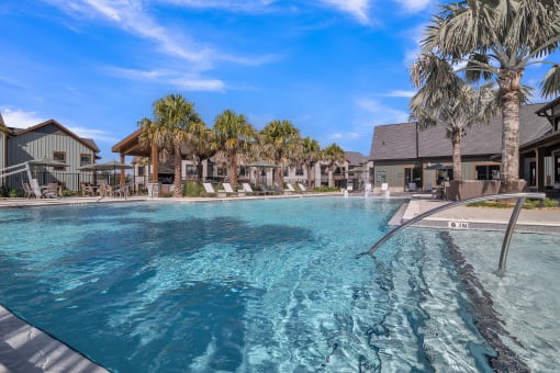 Swimming Pool With Sparkling Water at Canter, Ocala, FL, Florida