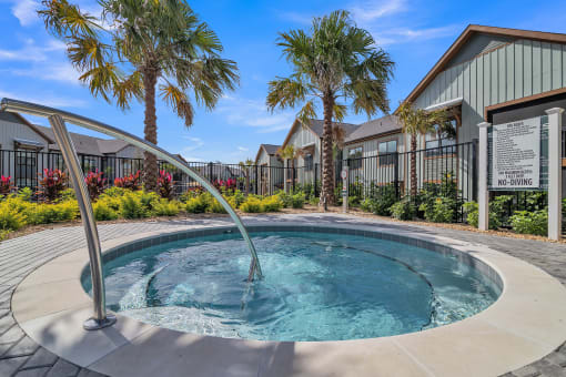 The Hot Tub Is Open To Residents at Canter, Ocala, FL, Florida