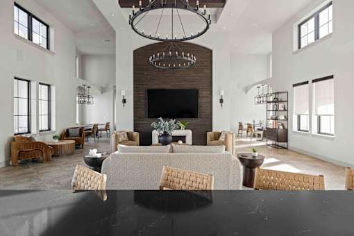 Clubhouse Lounge at Terrassa Luxury Apartments, St. Augustine, Florida
