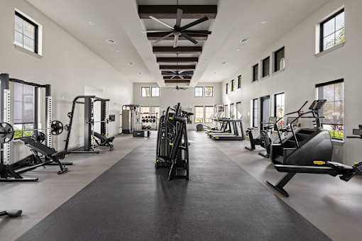 Gym at Terrassa Luxury Apartments, St. Augustine, Florida