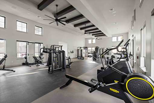 State Of Art Fitness Center at Terrassa Luxury Apartments, Florida