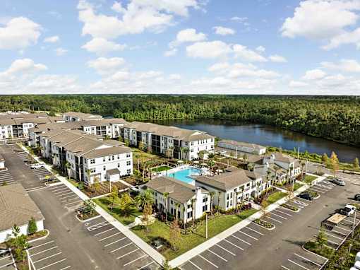 Aerial Community View at Terrassa Luxury Apartments, St. Augustine, FL, 32084