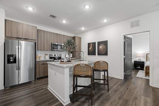 Modern Kitchen at Terrassa Luxury Apartments, Florida