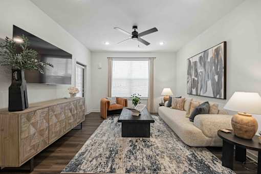 Spacious Living Room at Terrassa Luxury Apartments, St. Augustine