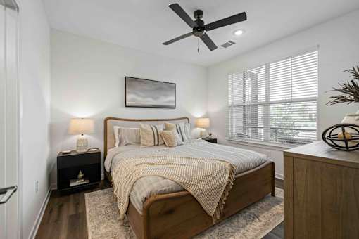 Spacious Bedroom at Terrassa Luxury Apartments, St. Augustine, Florida