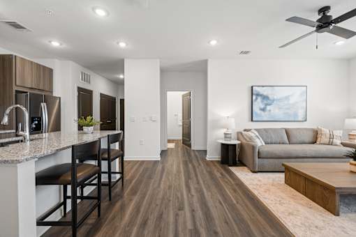 Island Kitchen at Terrassa Luxury Apartments, Florida, 32084
