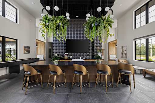 Island Kitchen Bar at The Levi Luxury Apartments, McDonough, 30253