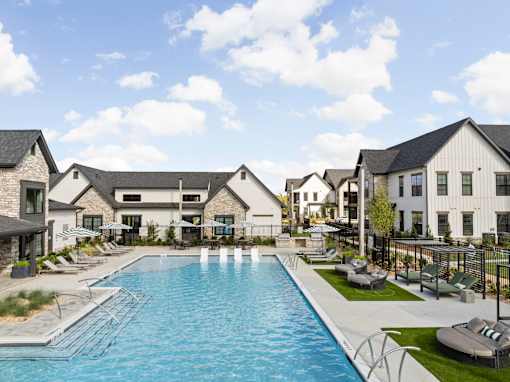 Large Pool With Sundecks at The Levi Luxury Apartments, McDonough