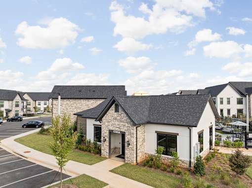 Drone View at The Levi Luxury Apartments, McDonough, GA