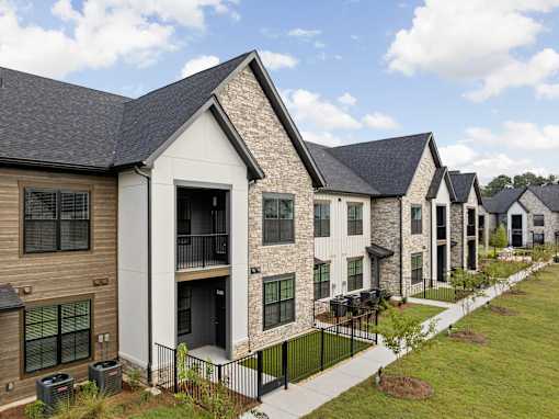 Outdoor Green Space at The Levi Luxury Apartments, Georgia