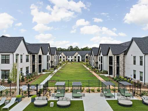 Green Lawn at The Levi Luxury Apartments, McDonough, GA