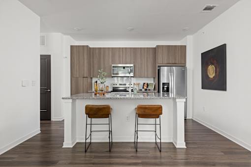 Island Kitchen at The Levi Luxury Apartments, McDonough, 30253