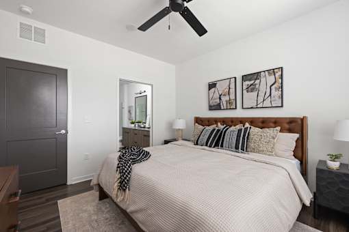 Bedroom Ceiling Fan at The Levi Luxury Apartments, McDonough, 30253