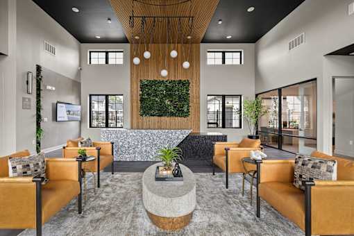 Lobby Lounge at The Levi Luxury Apartments, McDonough