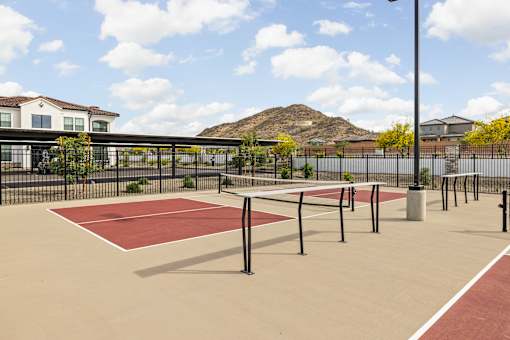Pickle ball court .at Stella, San Tan Valley Arizona