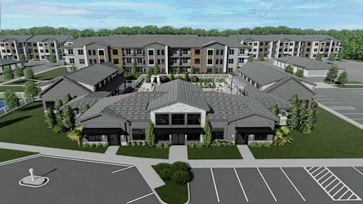 Drone View t The Liliana Apartment Homes, Georgia, 31322