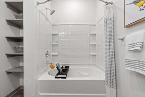Large Bathtub at The Quinn Luxury Apartments, Florida