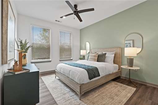 Spacious Bedroom at The Quinn Luxury Apartments, Pensacola