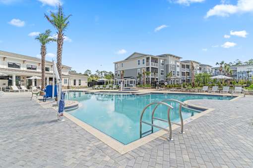 Large Pool at The Quinn Luxury Apartments, Pensacola, FL