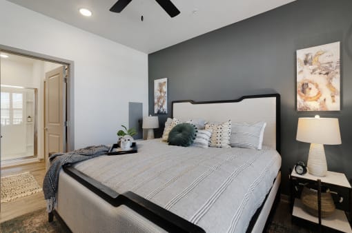 Bedroom at Upland Flats, Colorado Springs, CO, 80922