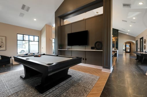 Pool table at Upland Flats, Colorado Springs, CO, 80922