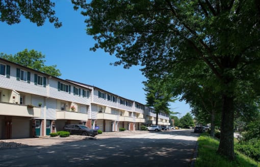 Parking Garage at Holiday Park Apartments, Pittsburgh, Pennsylvania