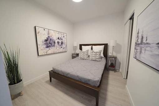 Spacious Bedroom With Closet at 703 St. Anne's Road Apartments, Winnipeg MB