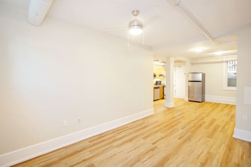 Living area at 980 Wolseley Apartment Suites