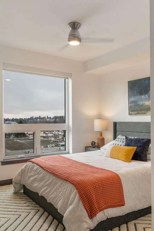 Elevation16 apartments In White Center, WA - Elevation16 - Spacious Bedroom With A Large Window