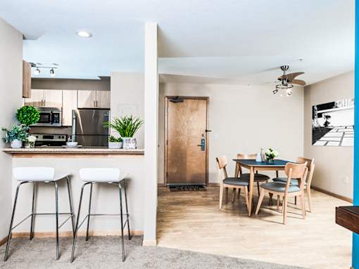 Mill City Apartments - Kitchen & Dining Room