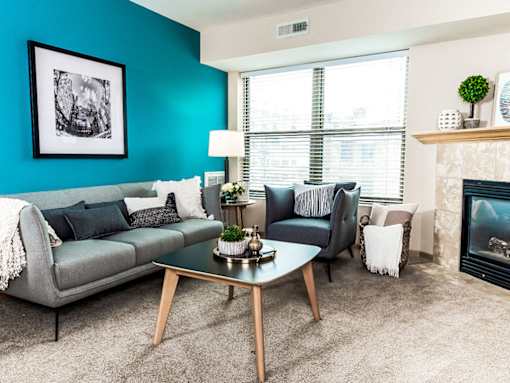 Mill City Apartments - Living Room
