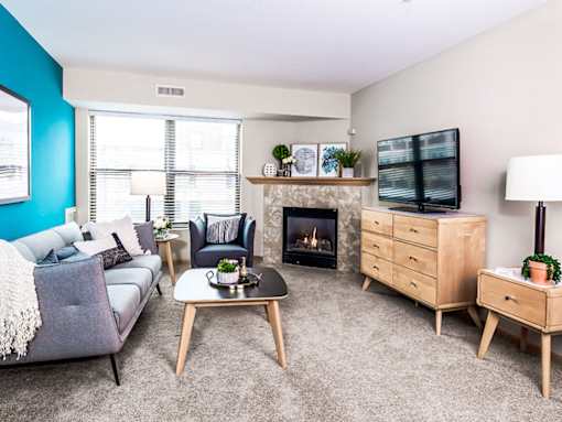 Mill City Apartments - Living Room