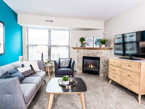 Mill City Apartments - Living Room