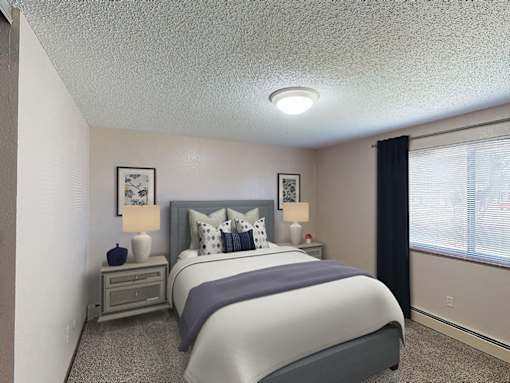 Mountain View Apartments - Bedroom