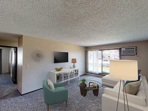 Mountain View Apartments - Living Room