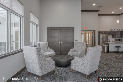 4 chairs in a circle