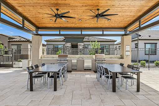 Outdoor Kitchen + Grill Area at Avilla Bella Camino, San Tan Valley, AZ 85143