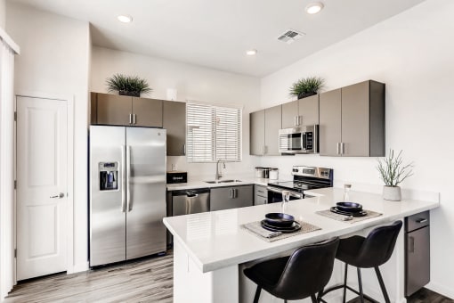 Gourmet Kitchen With Island at Avilla Camelback Ranch, Arizona