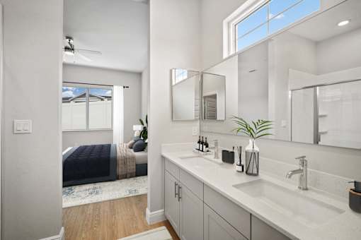 Bright Bathroom at Avilla Cypress Creek, Sun City Center, FL 33573