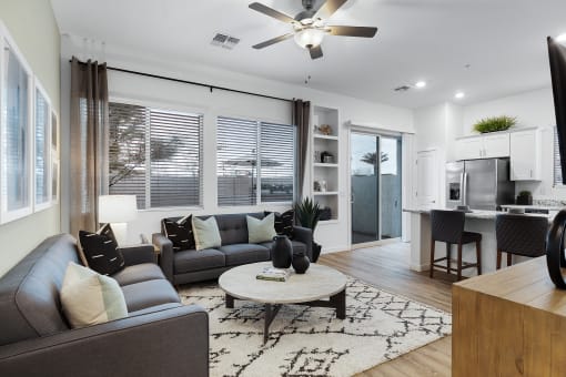 Modern Living Room at Avilla Canyon, Phoenix, AZ 85085
