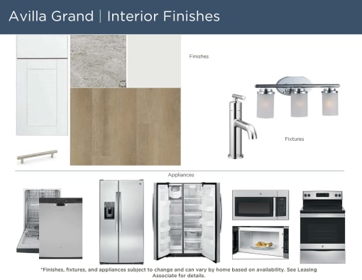 Interior Finishes at Avilla Grand, El Mirage, AZ 85335
