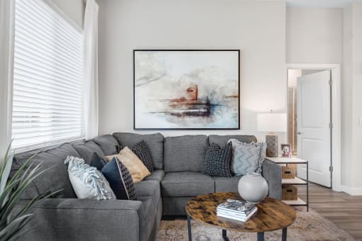 Modern Living Room at Avilla Grove, Prosper, TX 75078