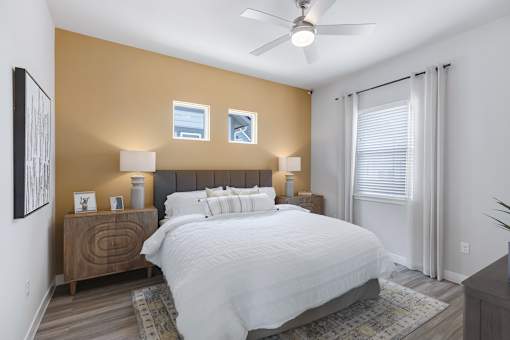 Primary bedroom at Avilla Oakridge in Forney, TX.