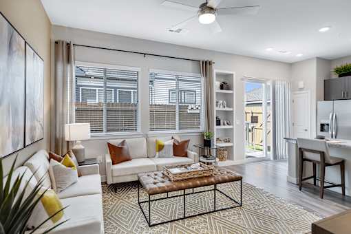 Modern Living Room at Avilla Friendship Trails, Hoschton, GA 30548