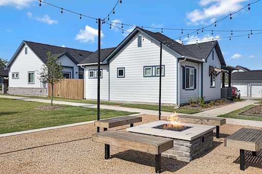 Outdoor Fire Pit at Avilla Vista Ranch, Liberty Hill, TX 78628