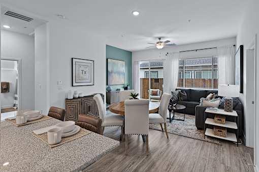 Dining Table at Avilla Berry Creek Highlands, Georgetown, TX 78633