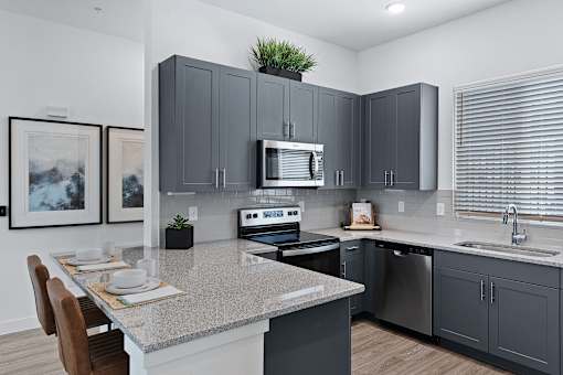 Stainless Steel Appliances at Avilla Berry Creek Highlands, Georgetown, TX 78633