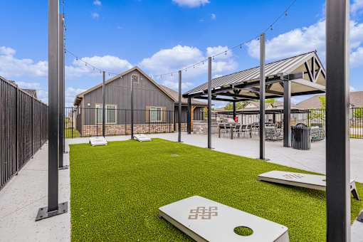 Outdoor Green Area at Avilla Railhead, Cleburne, TX 76033