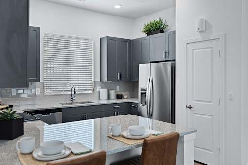 Gourmet Kitchen with Island at Avilla Railhead, Cleburne, TX 76033